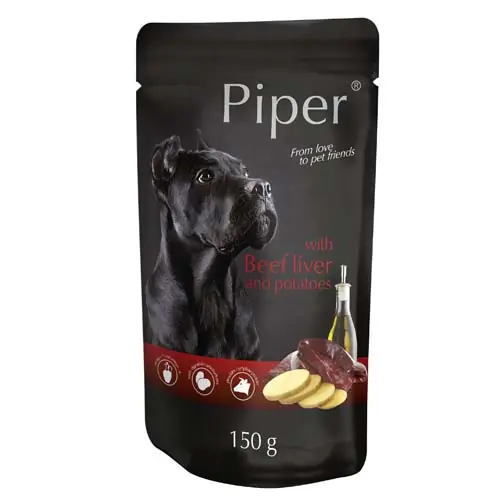 PIPER S HOVĚZÍMI JÁTRY A BRAMBORAMI 150 g Vysoce Kvalitní