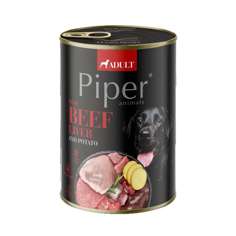 Oblíbený PIPER S HOVĚZÍMI JÁTRY A BRAMBORAMI 400 g