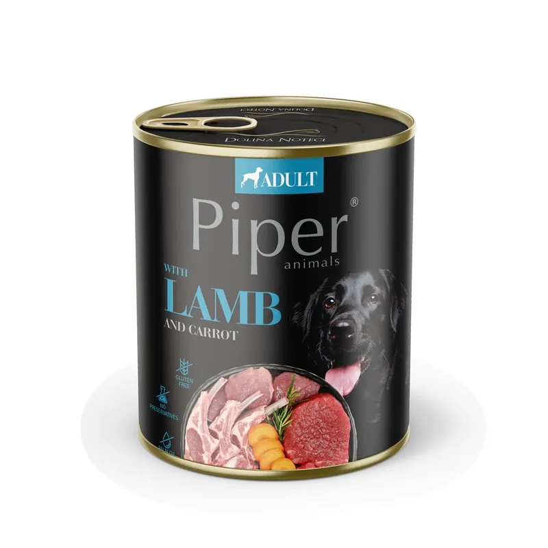 Objednat Nyní PIPER S JEHNĚČÍM, MRKVÍ A RÝŽÍ 400 g