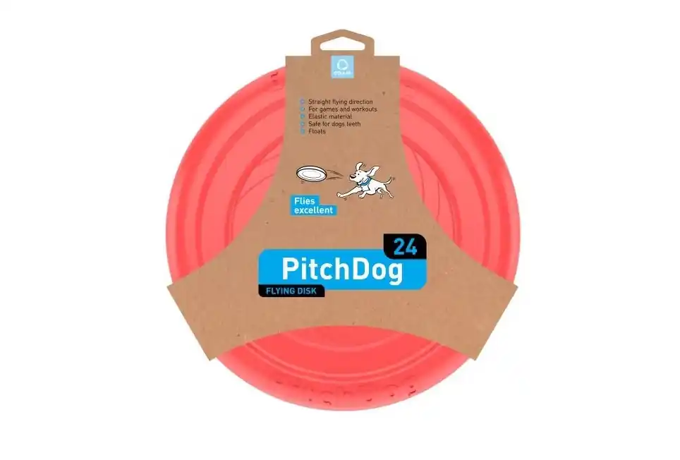 PITCH DOG LÉTAJÍCÍ TALÍŘ 24 cm RŮŽOVÁ Nová Kolekce