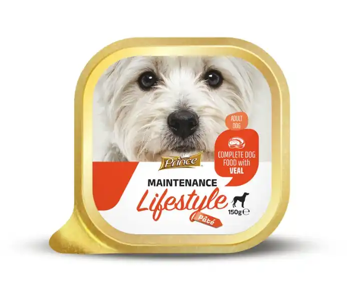 Značkový PRINCE PATE DOG 150 g TELECÍ