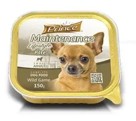 Ověřený PRINCE PATE DOG 150 g ZVĚŘINA