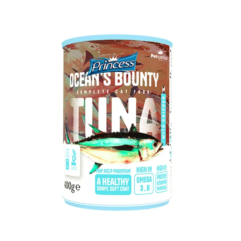 PRINCESS OCEANS BOUNTY TUNA CHICKEN 400G Časově Omezené