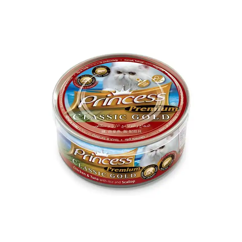 Bezpečná Platba PRINCESS PREMIUM KUŘE, TUŇÁK, MUŠLE 170G - JÁTRA+MOČ.CESTY