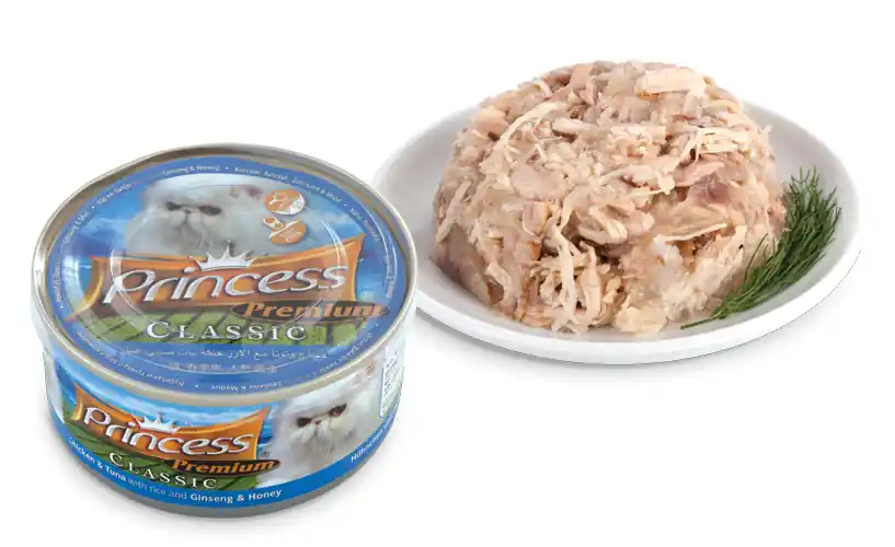 Výhodná Nabídka PRINCESS PREMIUM KURE, TUNAK, ZENSEN, MED 170G