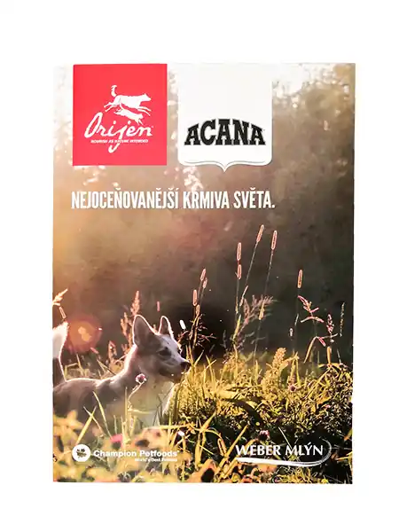 Objednat Nyní REKLAMNÍ DESKY ACANA ORIJEN