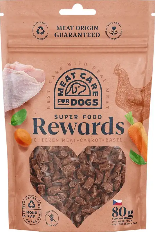 Cenový Hit REWARDS DOG - KUŘECÍ S MRKVÍ A BAZALKOU