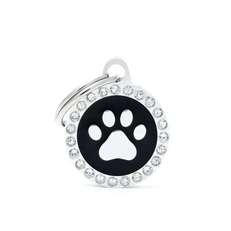 Časově Omezené SMALL BLACK CIRCLE PAW GLAM