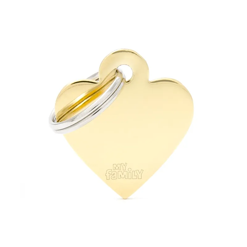 Akční Nabídka SMALL HEART GOLDEN BRASS