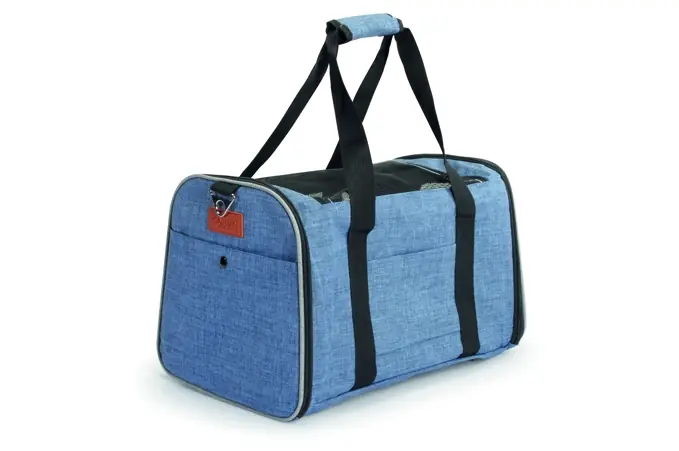 Nízká Cena TAŠKA DENIM NA MAZLÍČKA 40x28x28 cm 8 kg MODRÁ