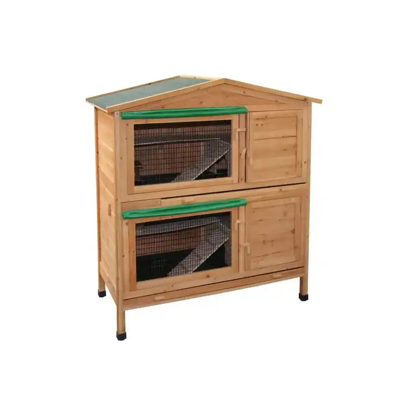 Králíkárna dvouposchoďová APPARTMENT - kotec pro králíky, 118 x 61 x 130 cm, vč. dopravy Dokud Zásoby Vydrží
