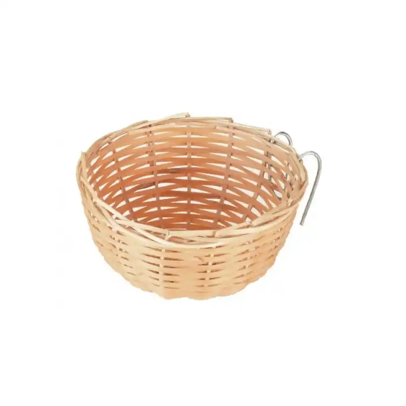Víkendová Akce Hnízdo bambusové pro papoušky, kulaté, průměr 10 cm