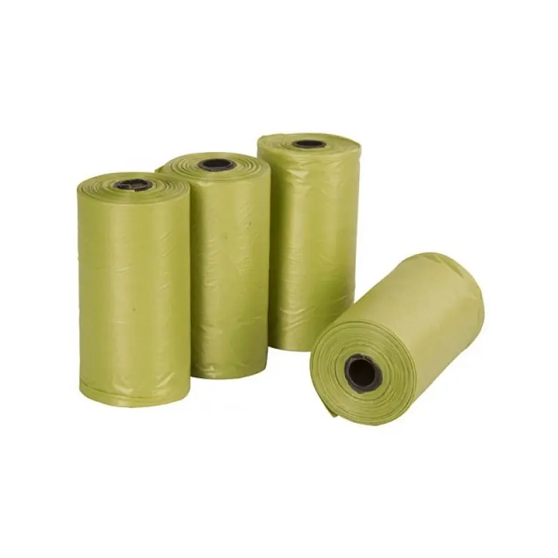 Nejlepší Volba Kerbl rozložitelné sáčky na psí trus, EKO plast, 4 role, 31x21 cm