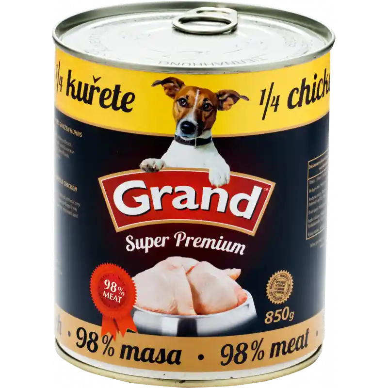 GRAND SuperPremium s 1/4 kuřete - 850g Speciální Cena