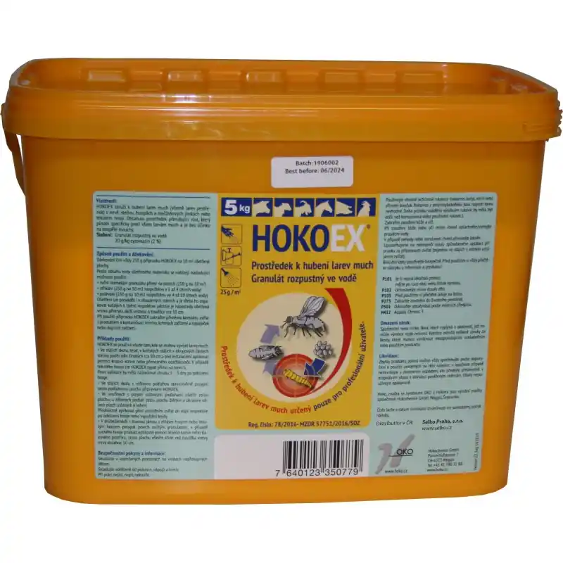 Cenový Hit HokoEX - insekticid, larvicid k hubení larev much, 5 kg