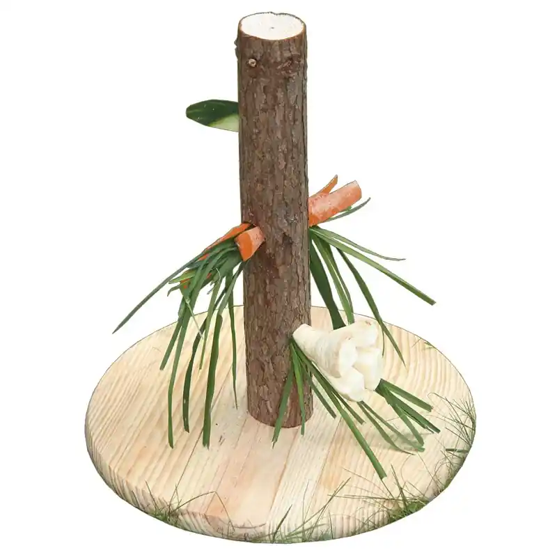 Ihned K Objednání Stojan krmný pro králíky, dřevěný, 30 cm