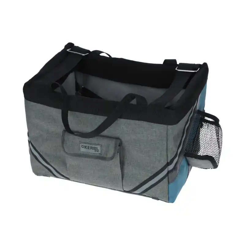 Speciální Cena Cestovní taška na kolo pro psa Vacation 38x29x25 cm, šedá/modrá