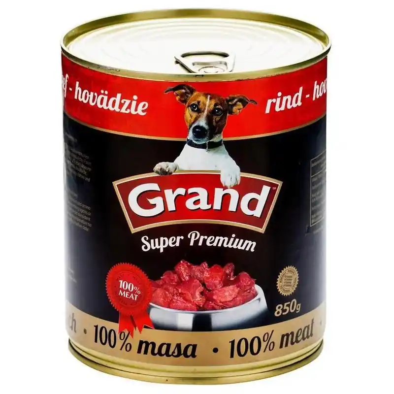 GRAND SuperPremium pro psa, hovězí - 850g Časově Omezené