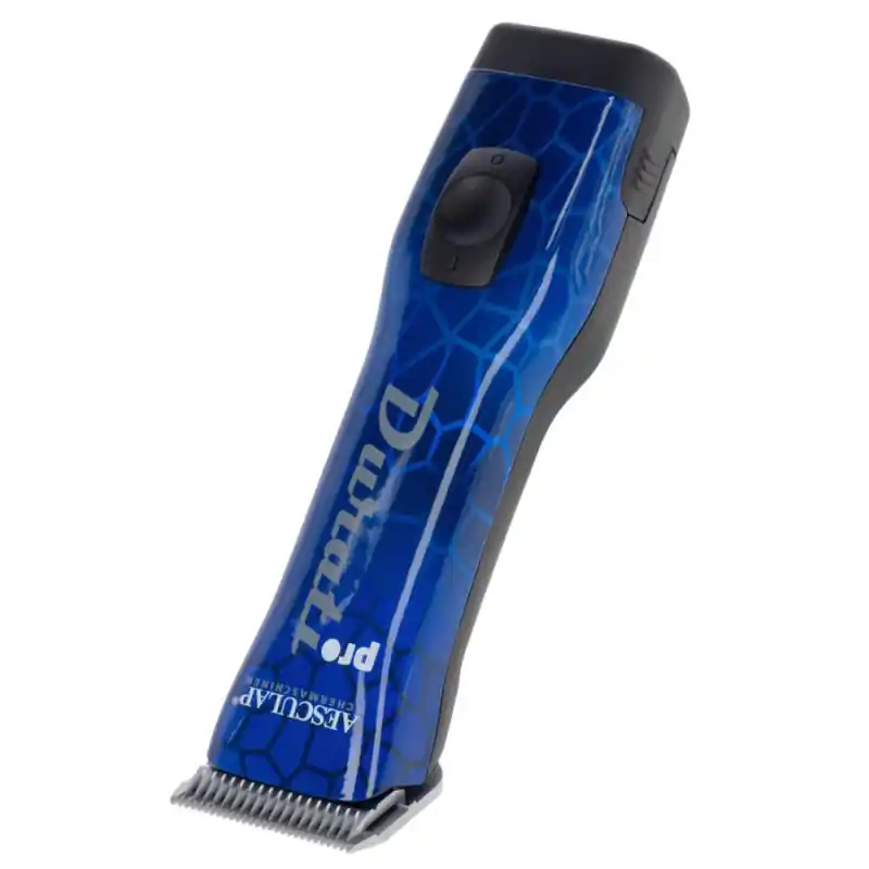 Cenově Výhodný Aesculap strojek stříhací Durati Pro Blue GT434-WT10, na skot a psy, vč. stříhací hlavy 1,5 mm