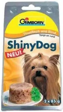 Expresní Doručení SHINY DOG - tuňák a hovězí 2x85g