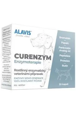 Značkový Alavis Enzymoterapie-Curenzym pro psy a kočky 20cps