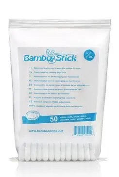 Tyčinky vatové BambooStick L/XL pro čišt. uší psů 50ks Kup Teď