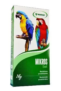Kup Teď Mikros Exot pro papoušky plv 1kg krabička