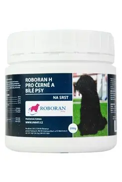 Značkový Roboran H pro psy Černé a Bílé 200g