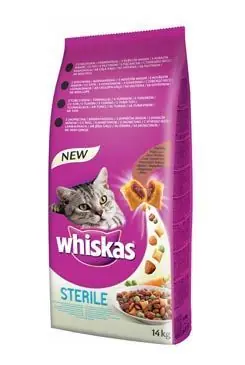 Horká Nabídka Whiskas Dry s kuřecím masem - STERILE 14kg