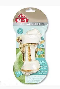Kost žvýkací s minerály Dental Delights M 1ks Ověřený