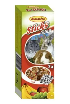 Avicentra tyčinky velký hlodavec - ovoce 2ks Must-Have