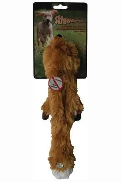 Hit Sezóny Hračka pes Liška pískací 61cm Skinneeez