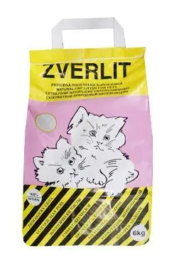 Časově Omezené ZVERLIT růžový super jemná Podestýlka kočka 6kg