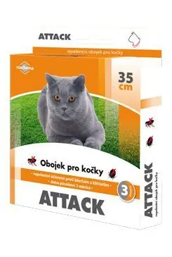 Pouze Dnes Attack obojek antiparazitární 35cm kočka