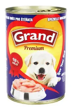 Ihned K Objednání GRAND konz. štěně speciální mas.směs 405g