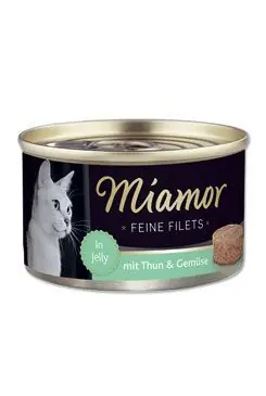 Must-Have Miamor Cat Filet konzerva tuňák+zelenina v želé 100g
