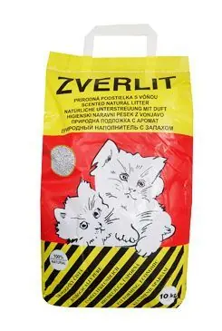 ZVERLIT červený hrubá s vůní Podestýlka kočka 10kg Akční Cena