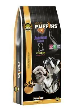 Puffins Dog Junior Maxi Chicken 1kg Vrácení Zdarma