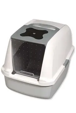 Originální WC kočka kryté domek CATIT Design Šedá 56x38x48cm
