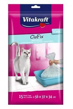 Vitakraft náhr.sáčky do Wc pro kočky CloFix 15ks Levný