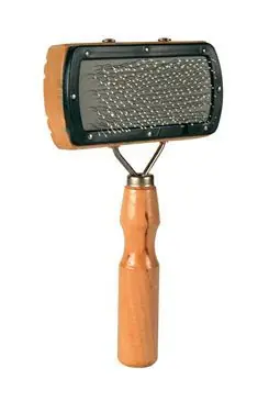 Dokud Zásoby Vydrží Kartáč dřevěný s drátky jemný pes 18/10cm TR