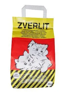 ZVERLIT červený hrubá s vůní Podestýlka kočka 6kg Cenová Bomba