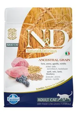 N&D LG CAT Adult Lamb & Blueberry 300g Autentický