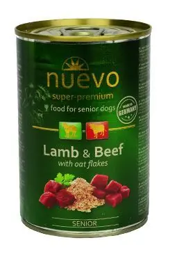 Nuevo pes senior jehněčí s ovesnými vl. konz. 400g Nová Kolekce