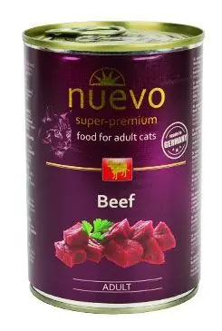 Nuevo kočka adult Hovězí konz. 400g Přímo Od Výrobce