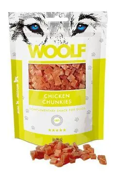 WOOLF pochoutka chicken chunkies 100g Originální