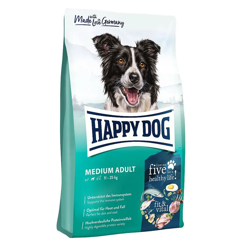 Nejprodávanější Happy Dog Supreme Fit & Vital Medium Adult 12 kg