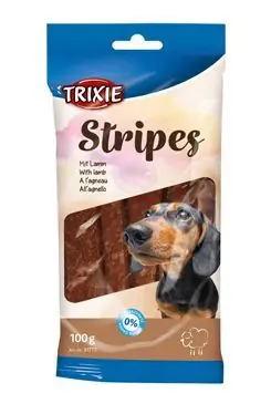Trixie STRIPES light jehněčí pro psy 10ks 100g TR Zlevněný