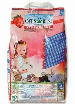 Speciální Cena Cat‘s Best Strawberry podestýlka 10l