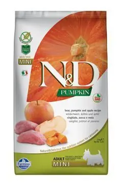 N&D Pumpkin DOG Adult Mini Boar & Apple 2,5kg Výhodná Nabídka